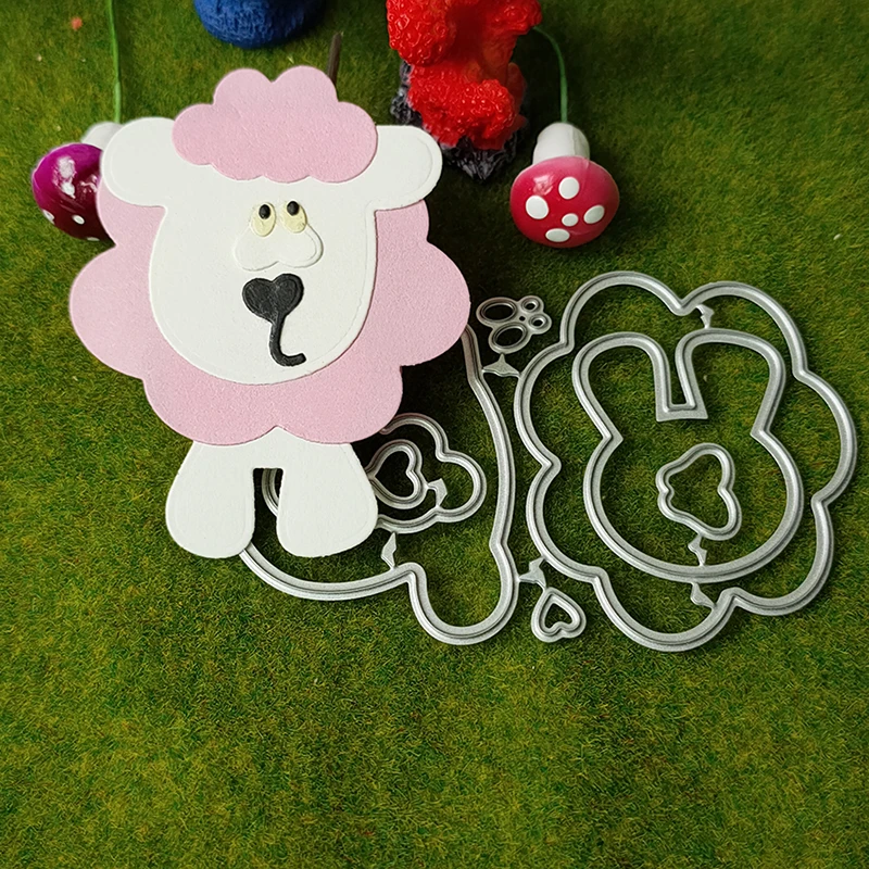 

New Sheep metal cutting die mould scrapbook decoration embossed photo album decoration card making DIY handicrafts