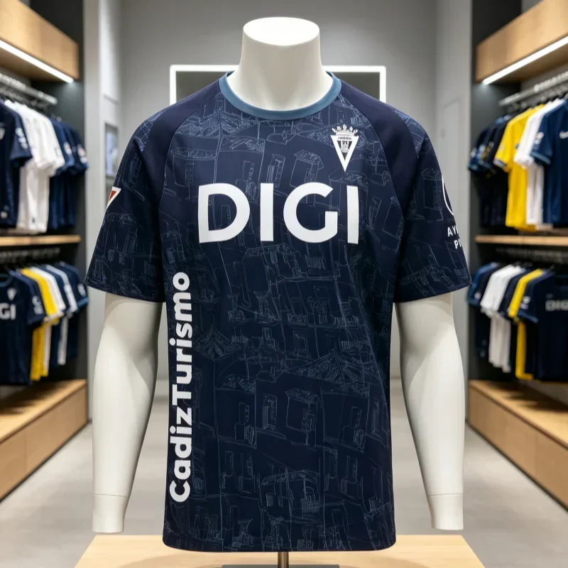2027 New Cadiz Niche Fan Customized Casual Sports Fast Drying Breathable 3D Printed T-shirt For Family And Children's Wear
