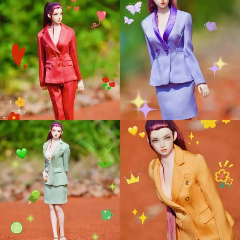 CUKE TOYS MA-021 1/6 Female The Dopamine Spring Clothes Set Suit Tops Pants Skirt Model for 12