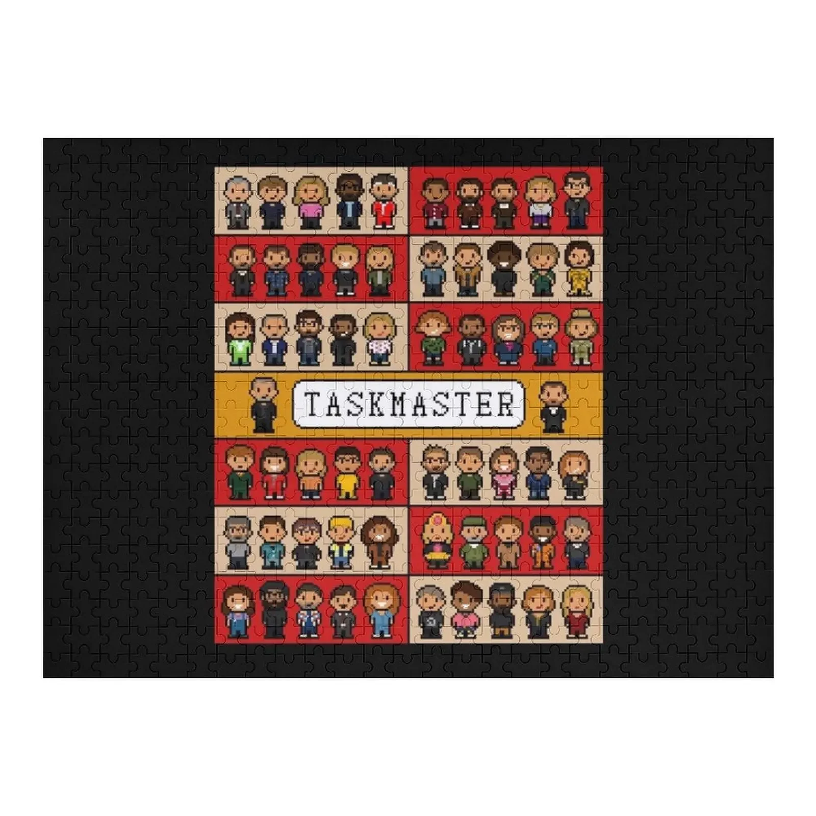 

Pixel Art Taskmaster display. Essential Jigsaw Puzzle With Personalized Photo Custom Wooden Name Animal Puzzle