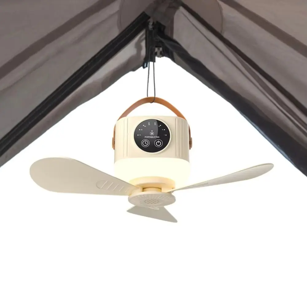 3600/7200mAh Ceiling Fans with Lights LED Light Silent Operation Ceiling Fan with Remote Remote Control 3Gears