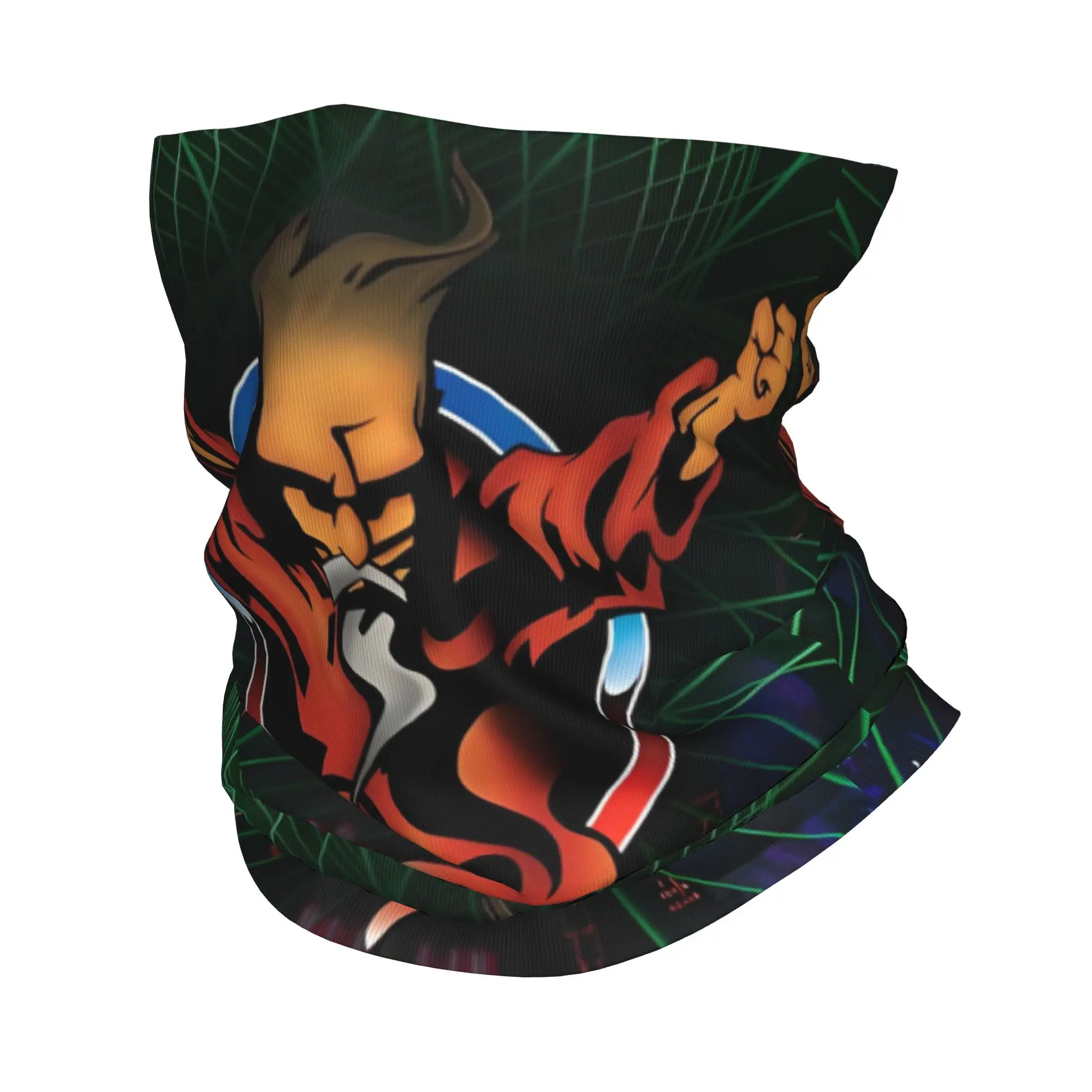 T-Thundered Music Festival Bandana Neck Gaiter Windproof Face Scarf Cover Women Men Domed Hardcore Headwear Tube Balaclava