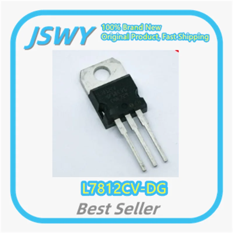 (10/50 pieces) L7812CV L7812C Through-hole TO220 Three-terminal Voltage Regulator Tube, Brand New Original