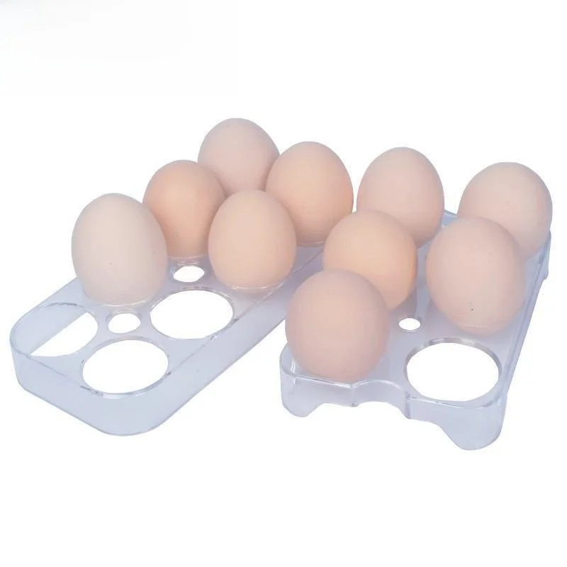 Egg Storage Box Refrigerator Side Door Organizer PS Freshness Preservation Layered Arrangement Flip Egg Rack Tray