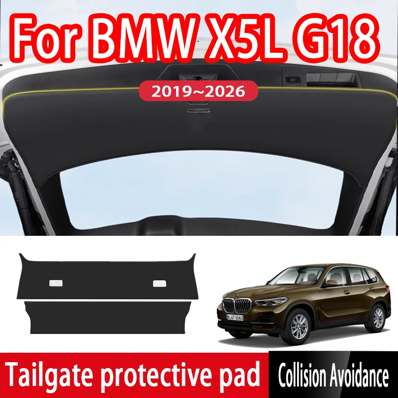 

For BMW X5L G18 2019~2026 2022 2024 Car Trunk Tailgate Protection Pad Anti-dirty Waterproof Backplate Protective Mat Accessories