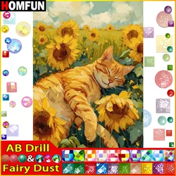 HOMFUN Fairy Dust AB pittura diamante 5D fai da te 