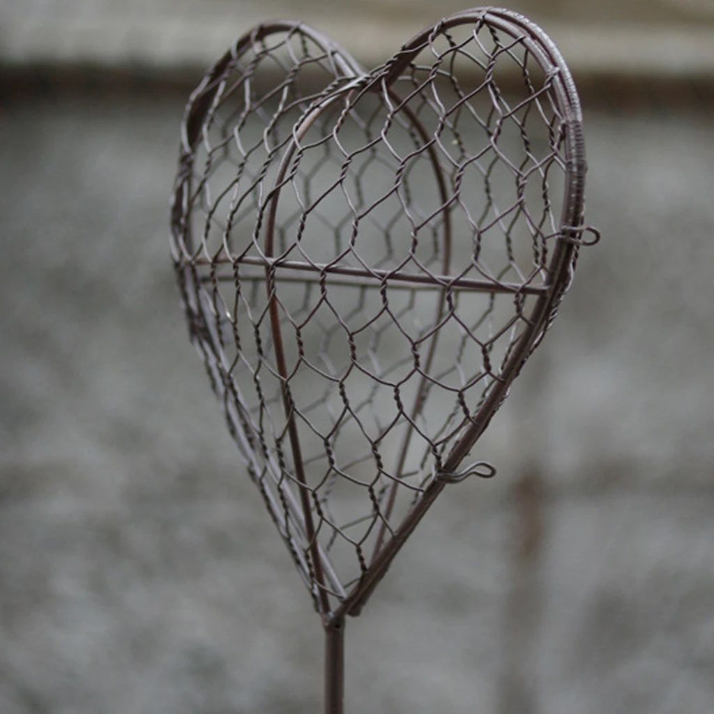 

Standing Metal Flowerbed Hanging Pot Iron Frame Succulent Planter for Outdoor Garden Decoration