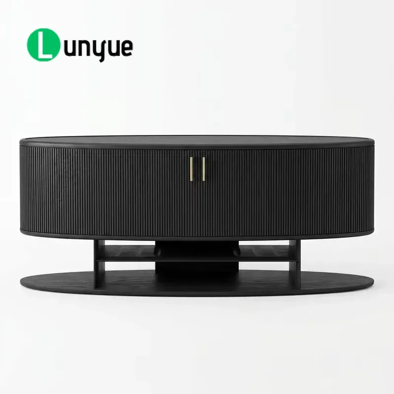 Modern Luxury Italian Style Minimalist Side Cabinet for Living Room Bedroom Storage Furniture Sleek Design High Quality Wood