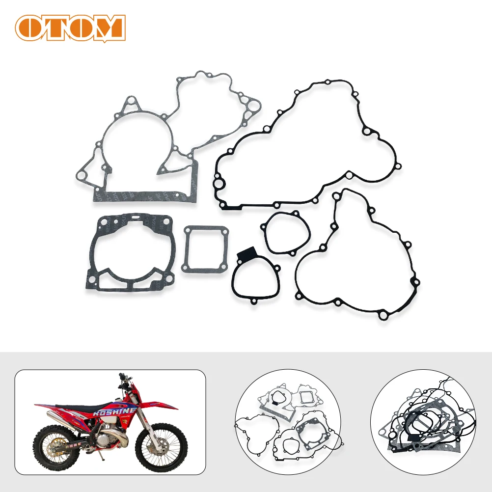 OTOM Motorcycle Engine Gasket For KOSHINE 250-320 Full Machine Pad Complete Gasket Kit Cylinder Standard Parts