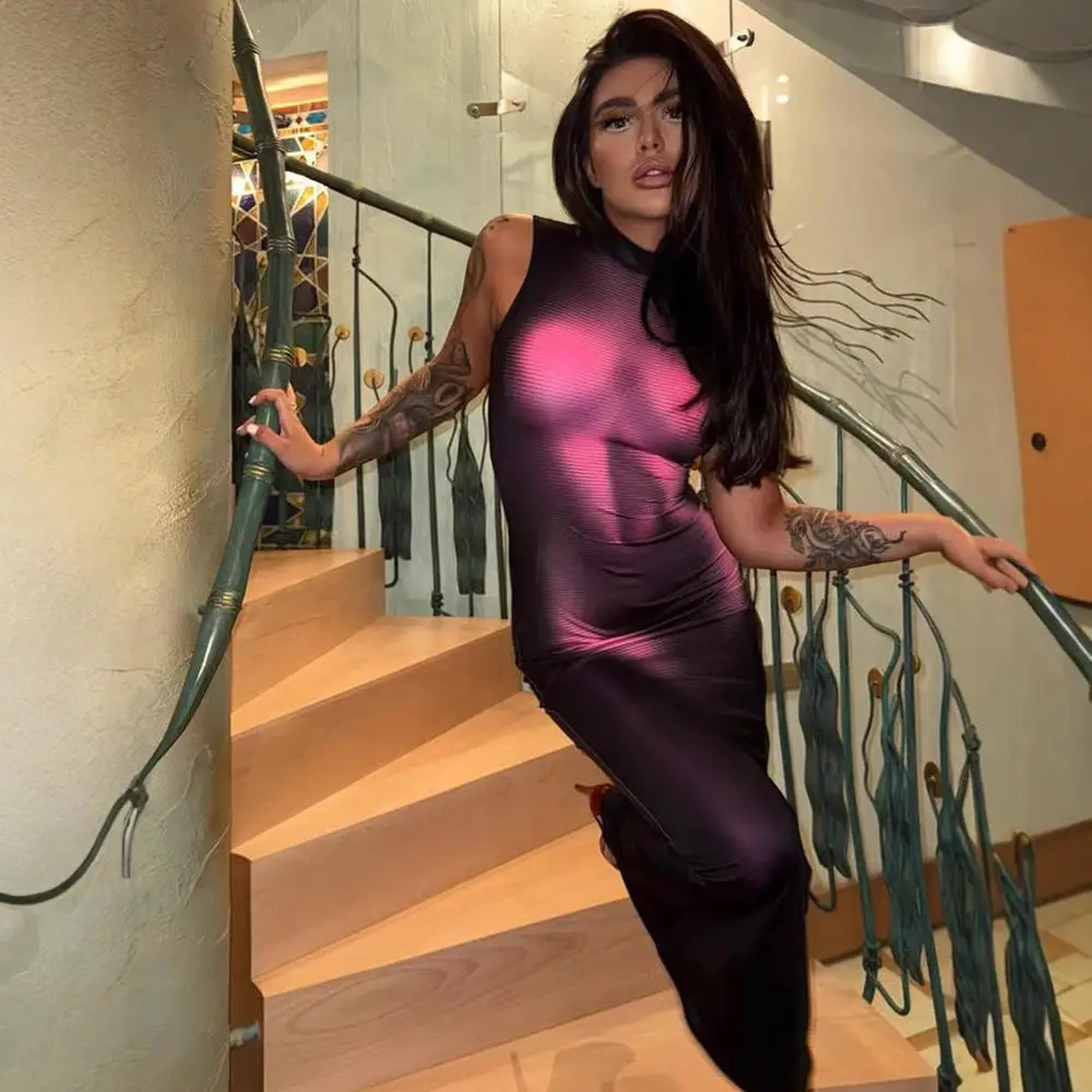 Femmes Cool Haome imprimé Svel Dr avec hanche Busin décontracté taille moyenne jupe moulante ronde Ne No marque