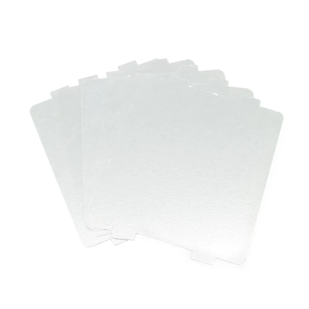 

7pcs 9.9cm*10.8cmcm Spare parts thickening mica Plates microwave ovens sheets for Galanz Midea Panasonic LG etc.. magnetron cap