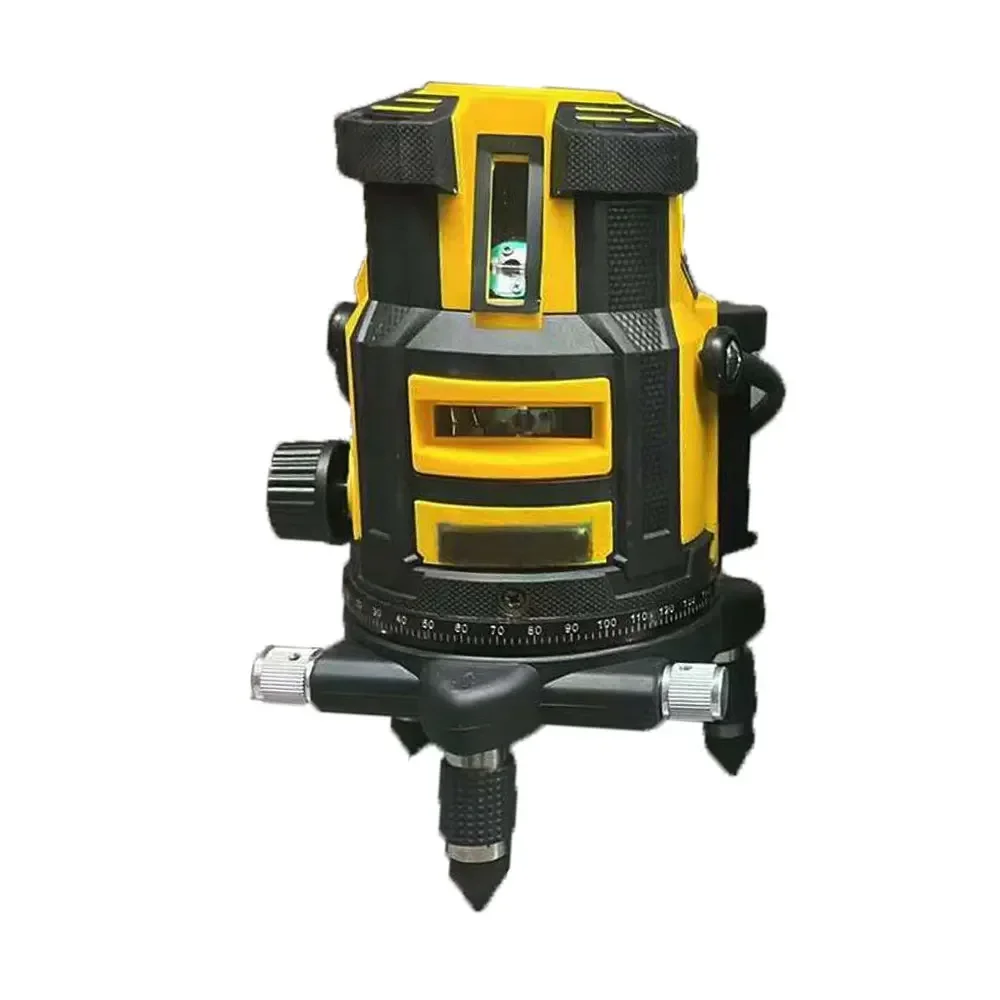 Green Light High Precision Fine Line 12-line LD Green Laser Level Adapter Makita -DeWalt Milwaukee Battery