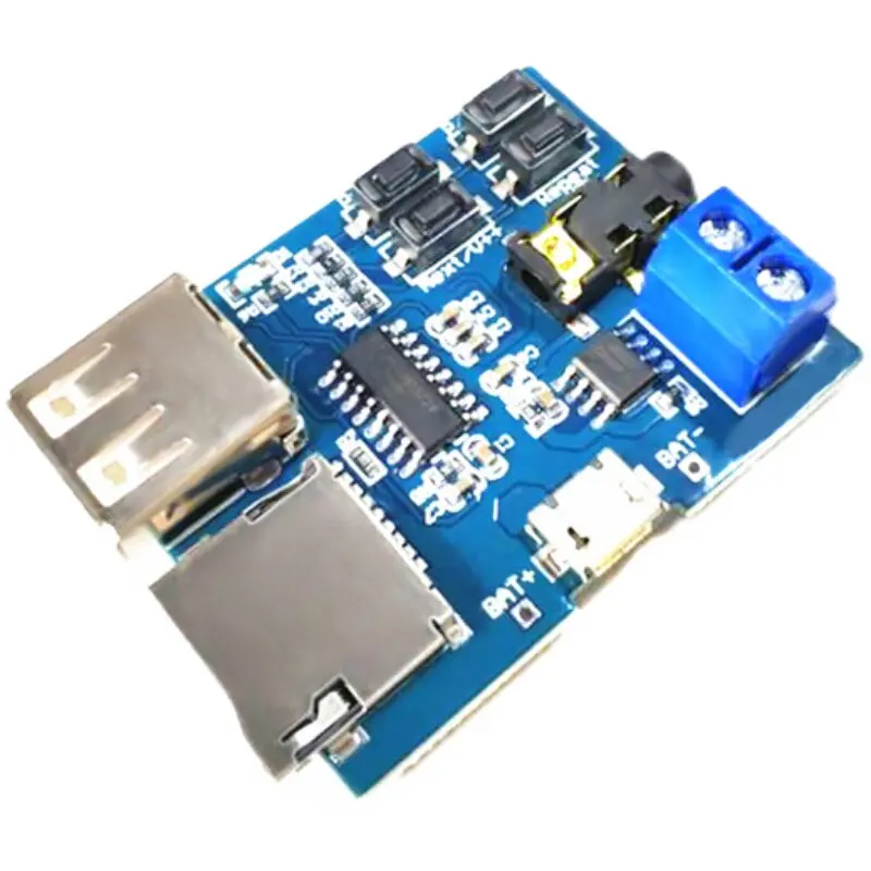 mp3 lossless decoding board, with power amplifier mp3 module mp3 decoder TF card U disk decoding player