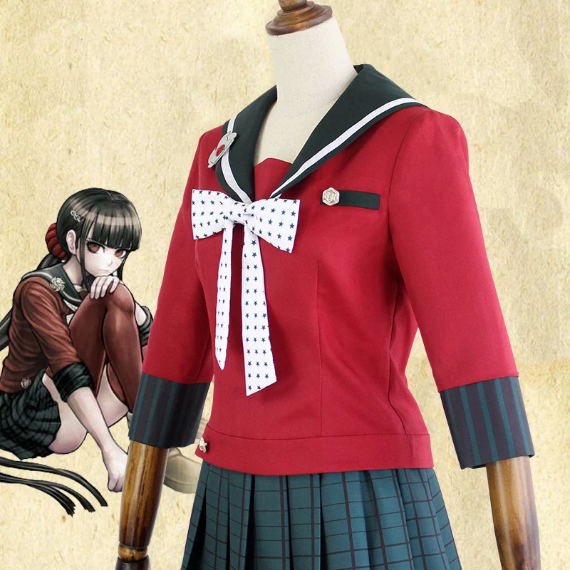 New Danganronpa V3 Harukawa Maki Cosplay Costume women Japanese Game Uniform Suit Outfit Clothes Tops Skirts Accessories