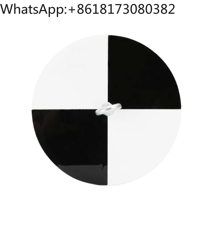 

Transparent disc, transparent , black and white , Sasha disc for environmental monitoring