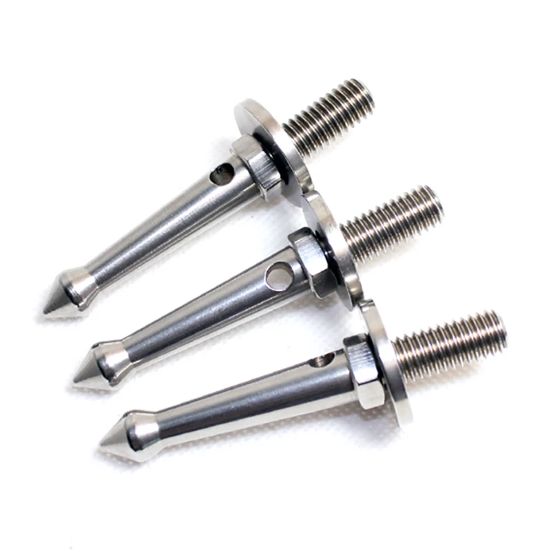 

3Pcs Stainless 3/8 Inch Tripod Foot Spikes for Softer Looser Terrain Spikes for ///, Etc.Tripod-ABLA