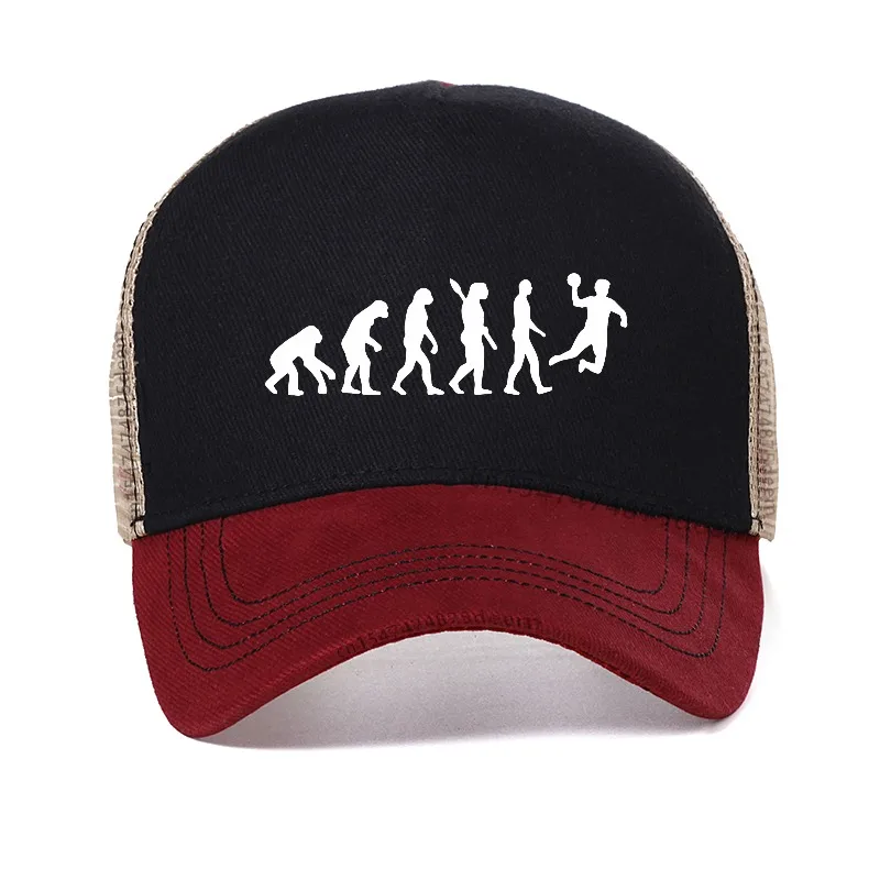 Evolution Handball Cap Adjustable athlete visor hat Summer mesh breathable Trucker hats