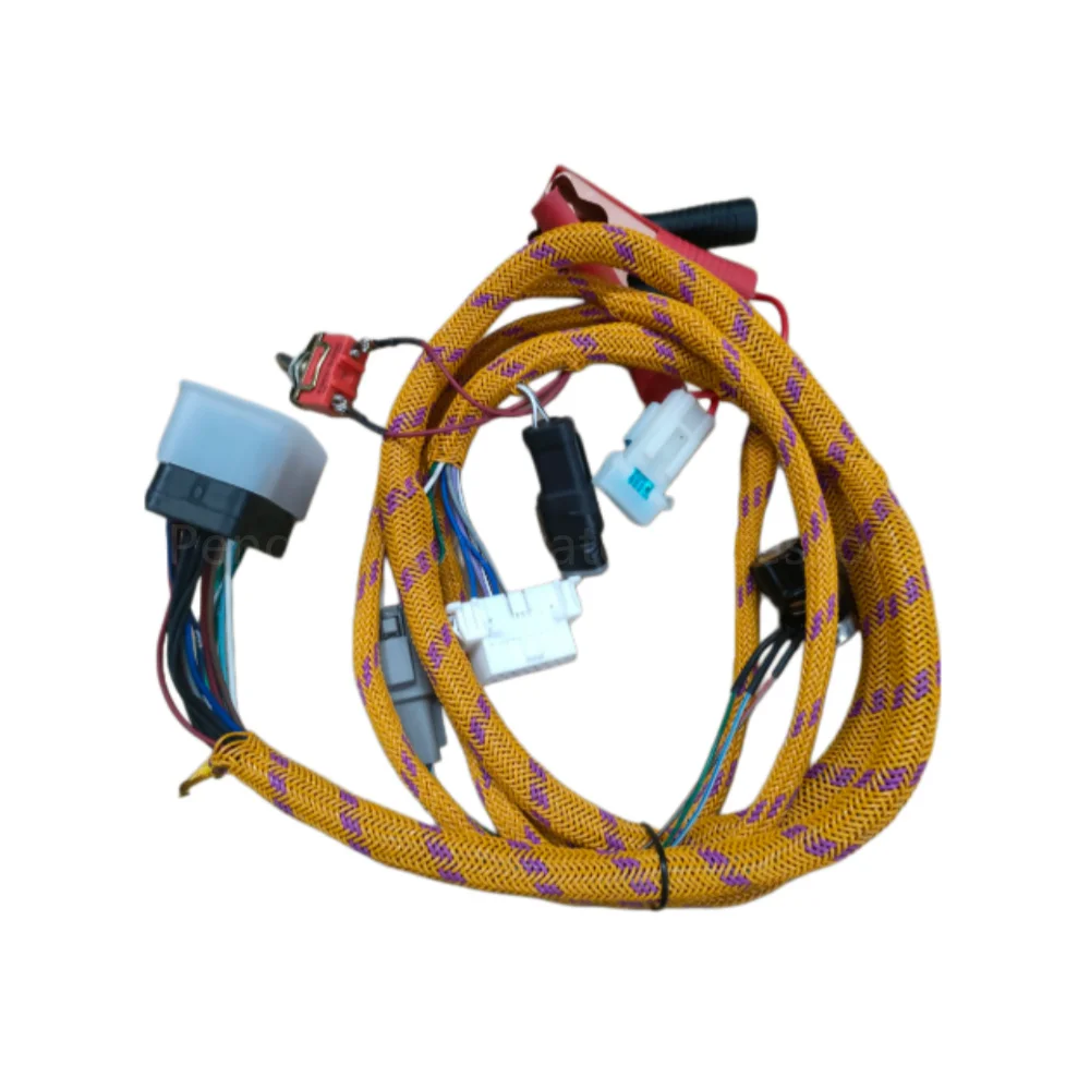 For Sany SY215 Kato 820-5R-6V Starter Test Wiring Harness 4M50 QSM11 Engine Offline Diagnostics Excavator parts