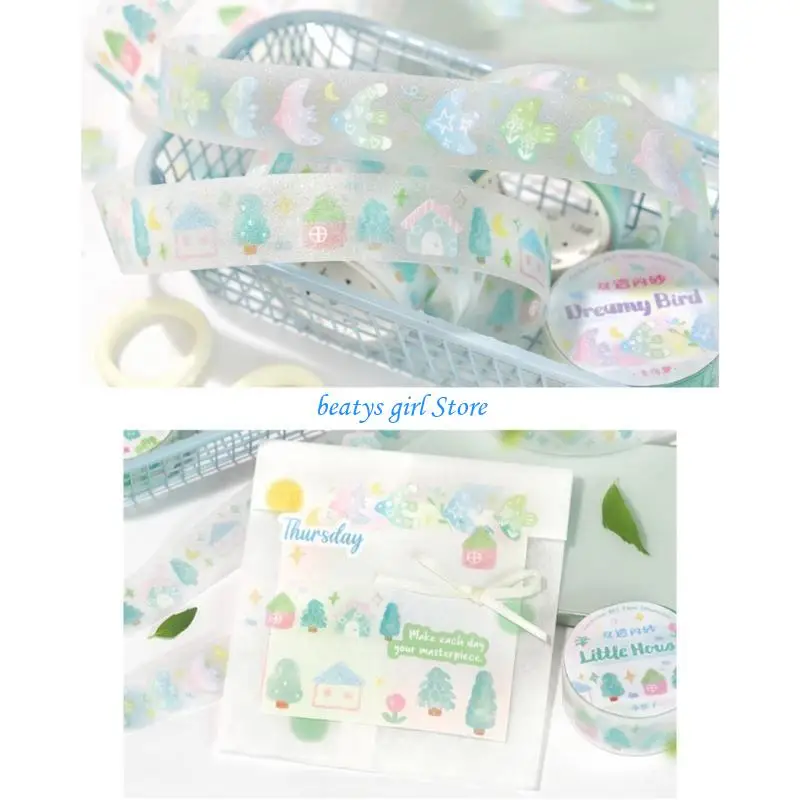 C7AB Cartoon Tape Tape for Scrapbooking Photo Album Planner Planner