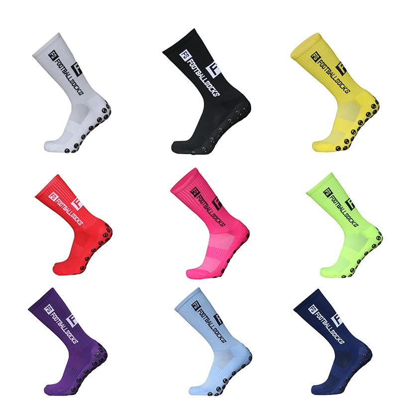 Football Men Sports Anti Socks Cotton Slip 2023 New Soccer Grip Socks calcetas antideslizantes de futbo