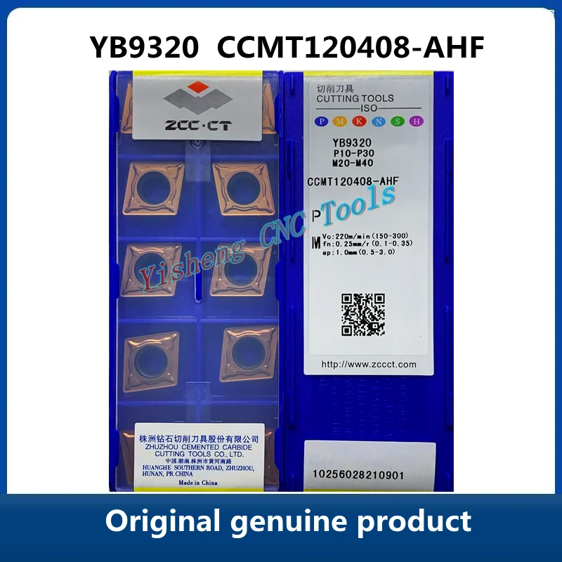 

ZCC CT YB9320 CCMT120408-AHF YB6315 Carbide Inserts CNC Turning Tool Lathe Cutter Tools