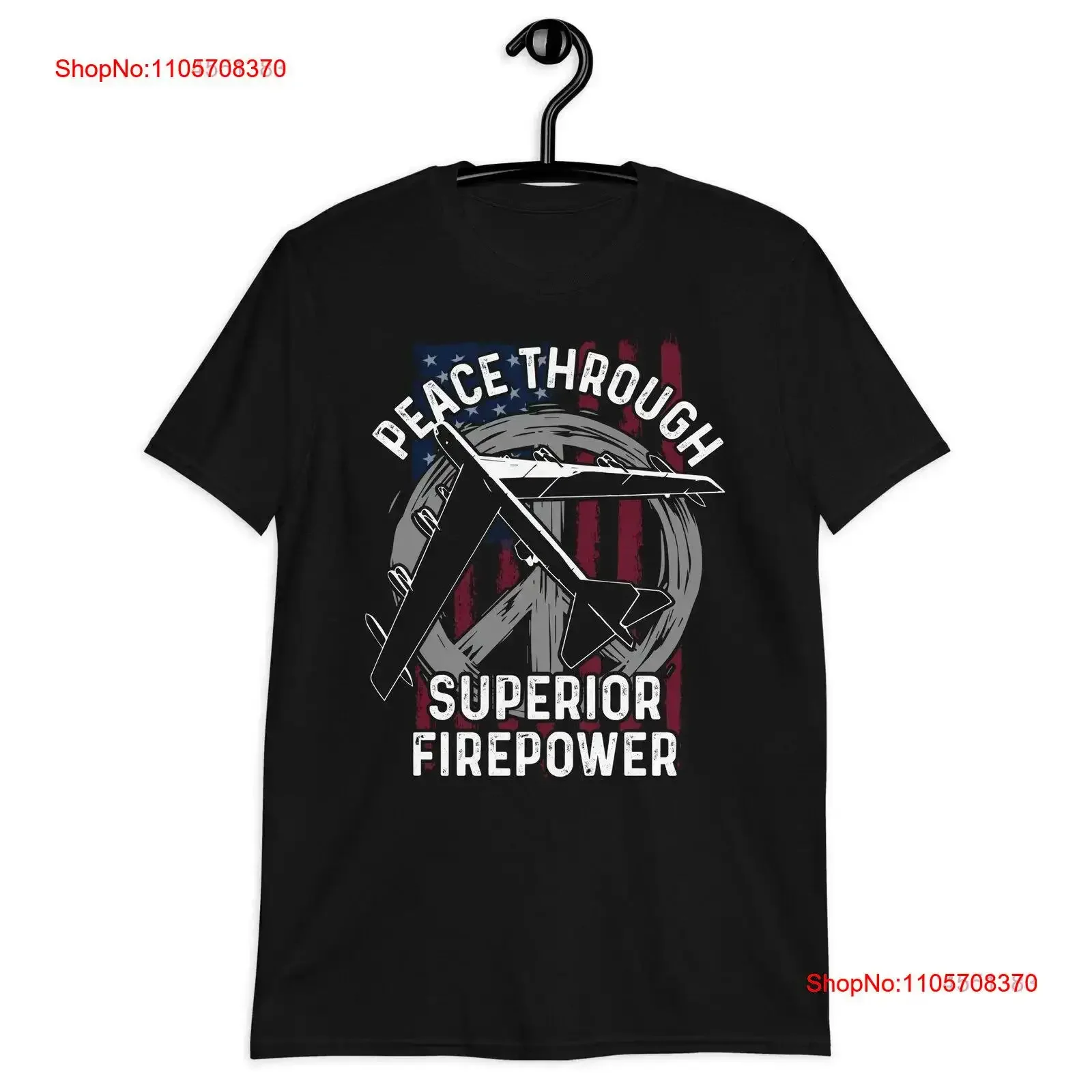 Peace Through Superior Firepower T Shirt vintage Washed Casual streetwear Soft fashion Stylish Versatile Slightly graphic homme