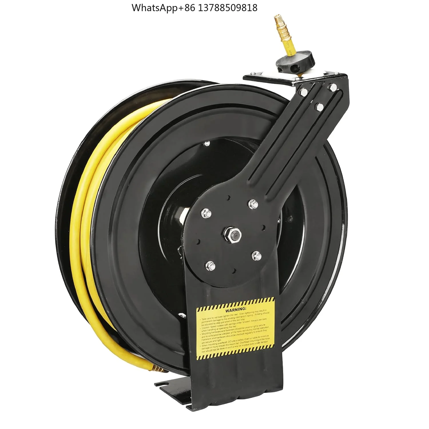 Custom  Retractable Water Hose Reel for Garden Car Wash With Hose Auto Rewind Hose Reel With 3/8