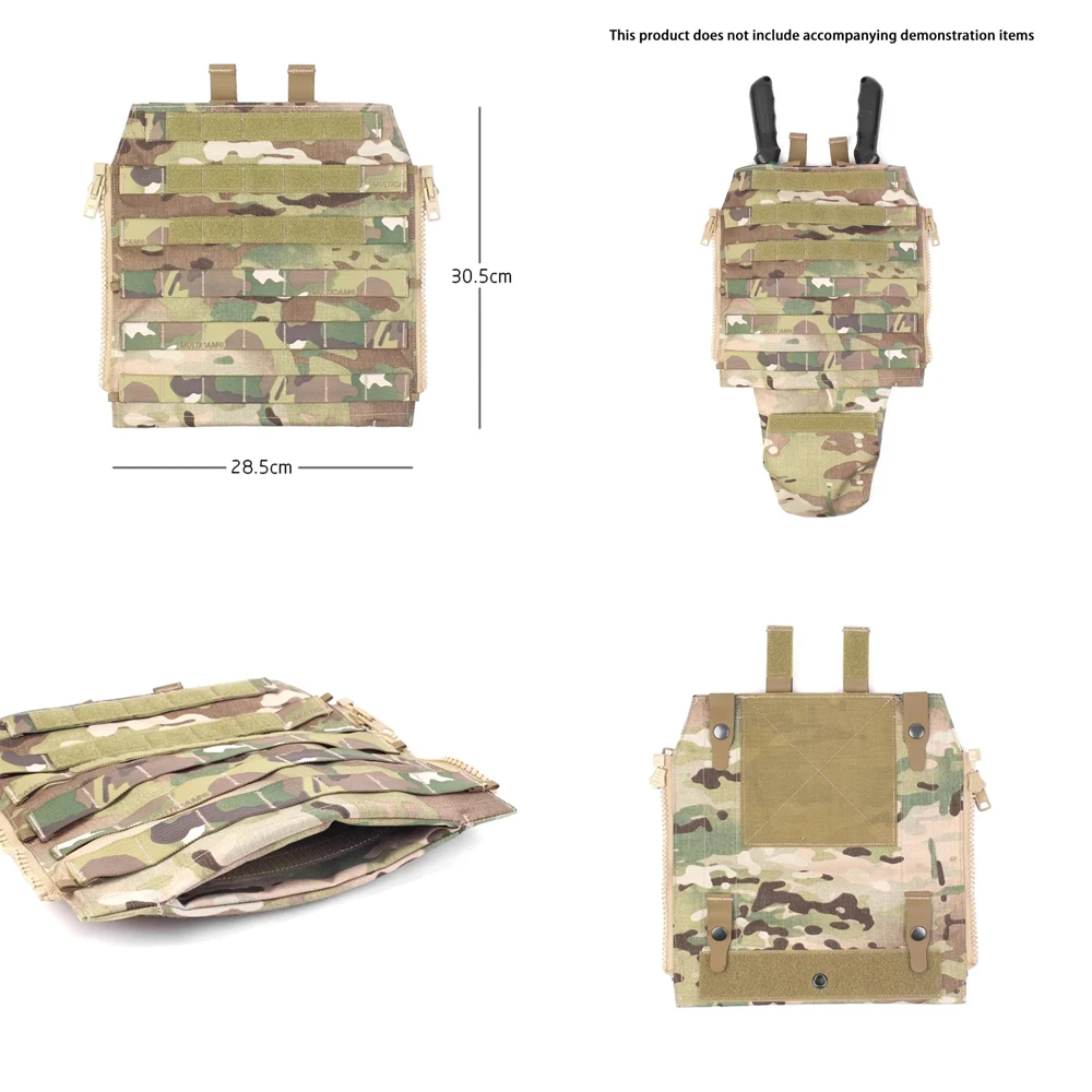 

PEW TACTICAL Zipper Water Bag Backboard Pack 2.0 JPC AVS SPC Special BP12 Vest Plate Carrier Water Pouch