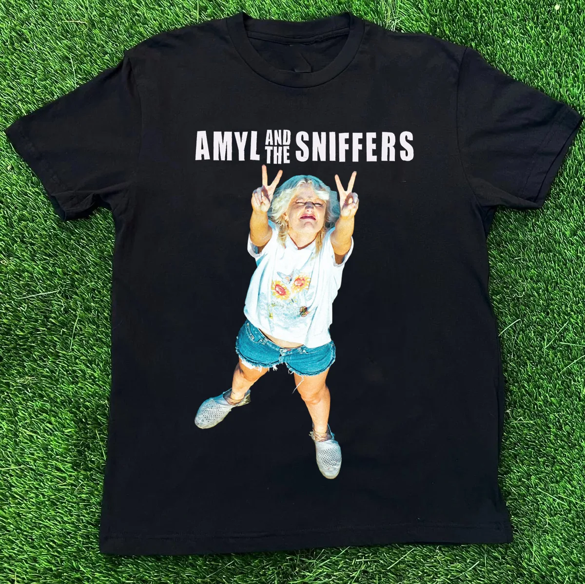 NEW Amyl and the Sniffers Funny Gift For Fan Black All Size Shirt AR113