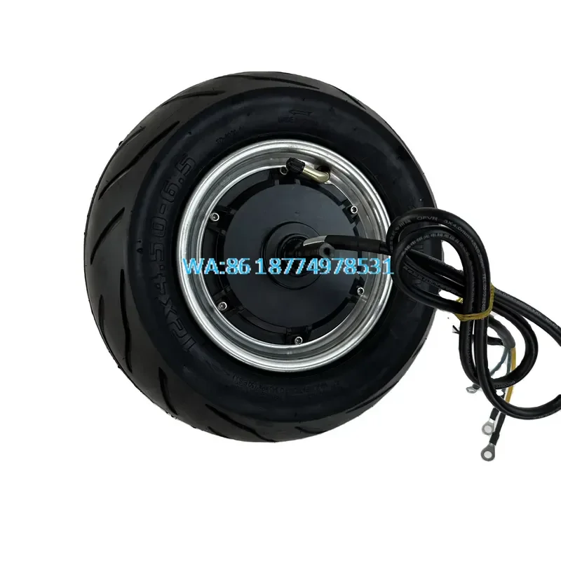 Wmwmnu for 48V 52V 60V 72V 120V 500W-5000W 12 Inch High Speed 120km/h Hub Motor