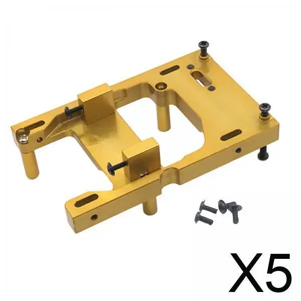 

5xСервофиксированный монтажный кронштейн для WPL C14 B24 MN D90 D91 Модель радиоуправляемого автомобиля DIY Золотой