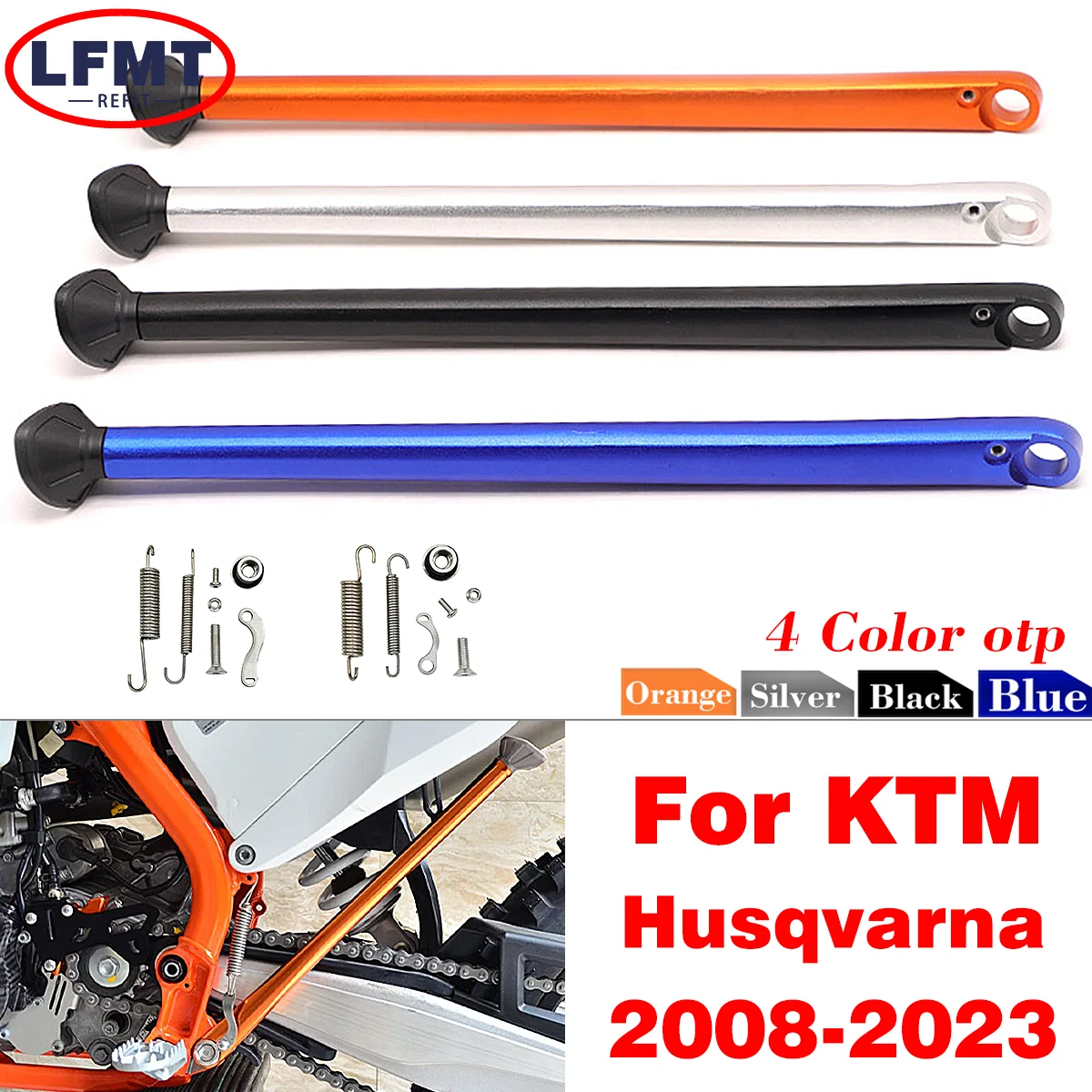 

Motorcycle Parking Side Stand Kickstand With Spring Kit For KTM EXC EXCF XC XCW XCF XCFW For Husqvarna TE FEFX 125-530 2008-2022