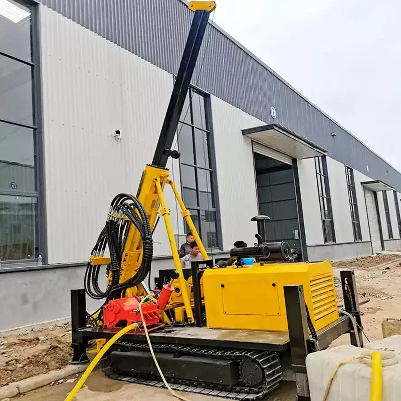 مصنع توريد جهاز الحفر الأساسي الهيدروليكي بالكامل 400 متر لاستكشاف عينات التعدين الأكثر مبيعًا مع مكونات المضخة والمحركات