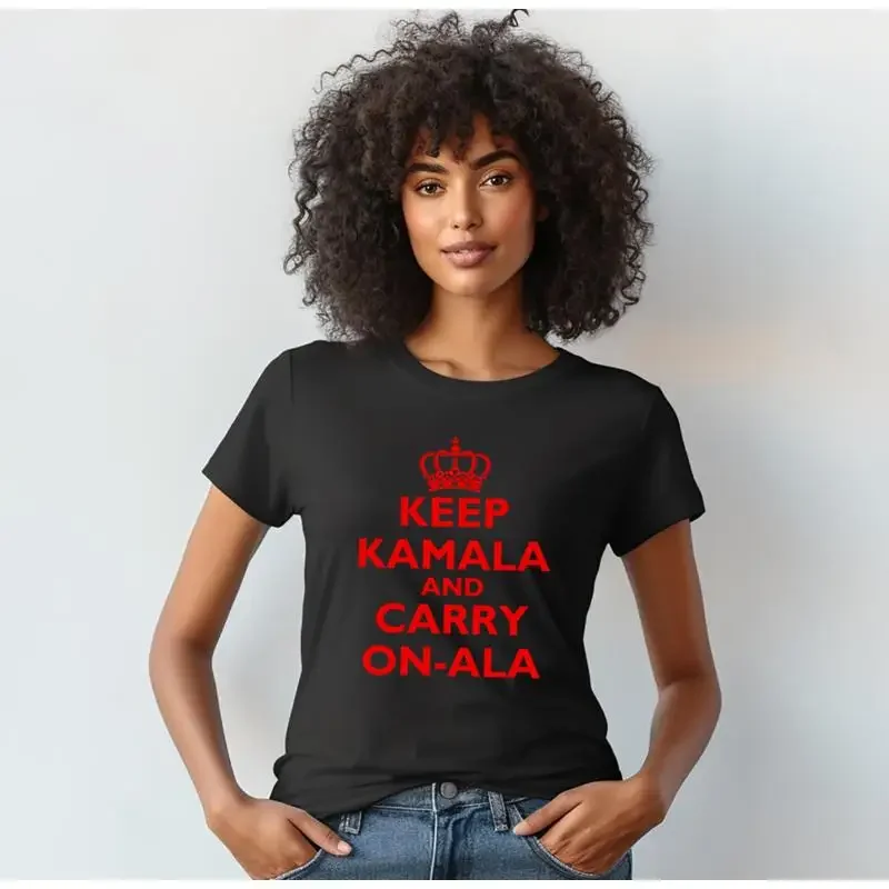 Keep Kamala and Carry On ala T Shirt S 3XL