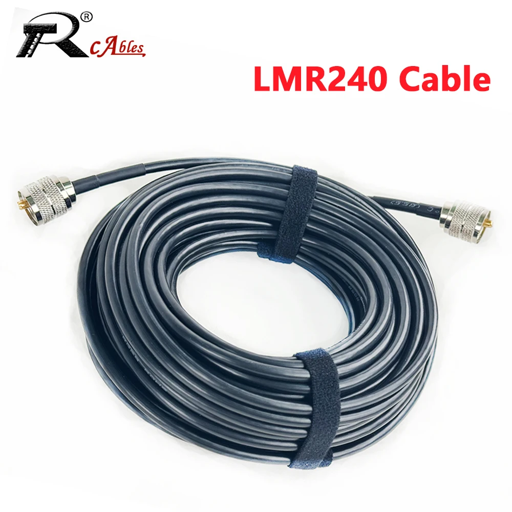 1PC Adapter PL259 UHF Male to PL259 UHF Male SO239 UHF Female Connector RF Coaxial  LMR240 Cable 50 Ohm Antenna Extension Cable