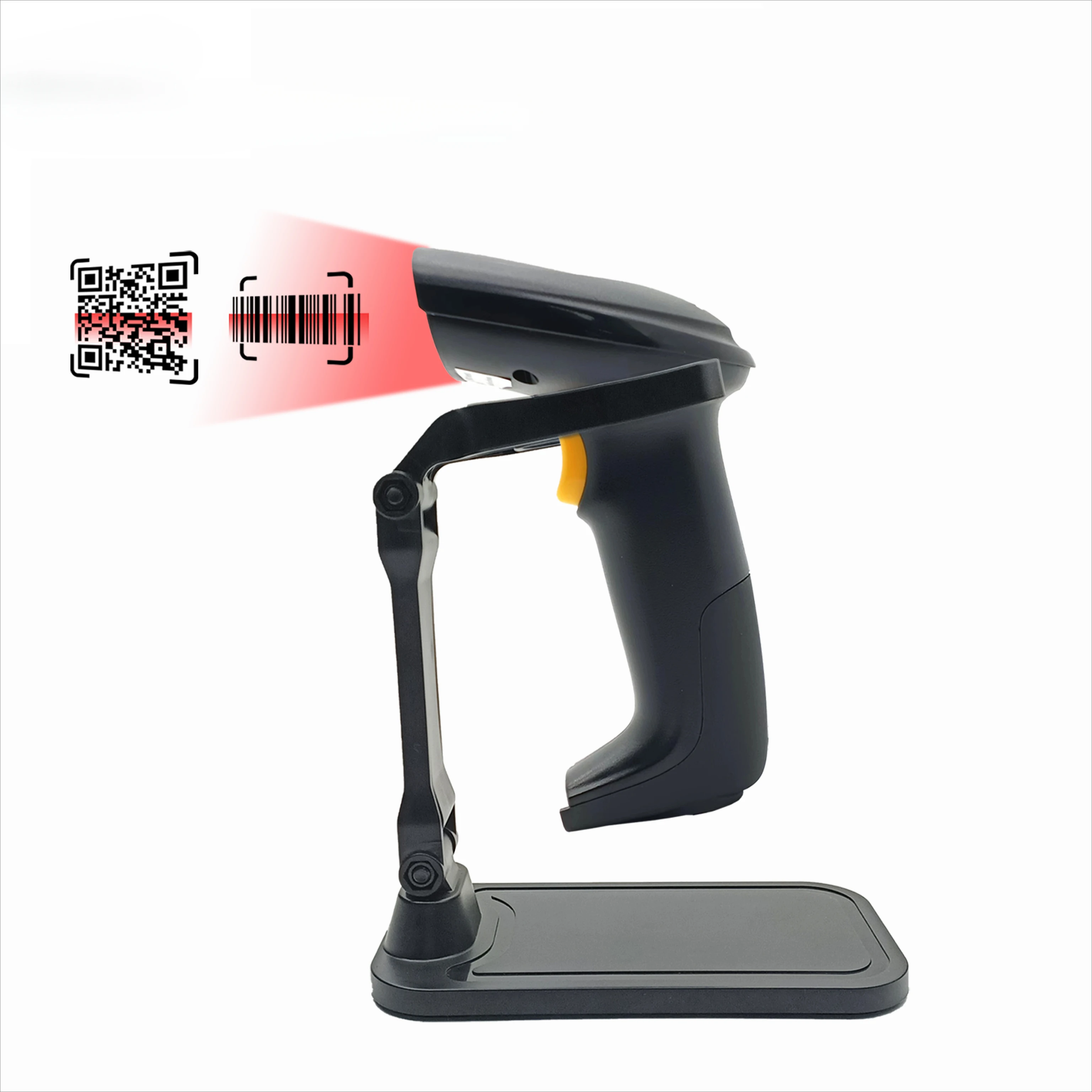 for JR HC-710 wireless barcode scanner 1D laser scanner 2D image type wireless Bluetooth scanner hot sale 1D CCD