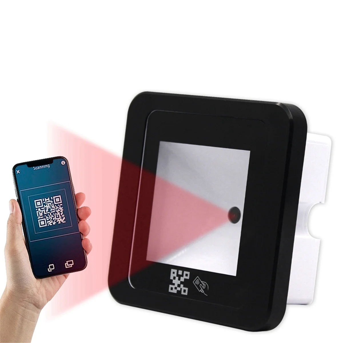 

R35D 125Khz RFID Barcode 2D QR Code Reader Access Control Reader Wigand USB/232/485 Interface Compatible-A74Z