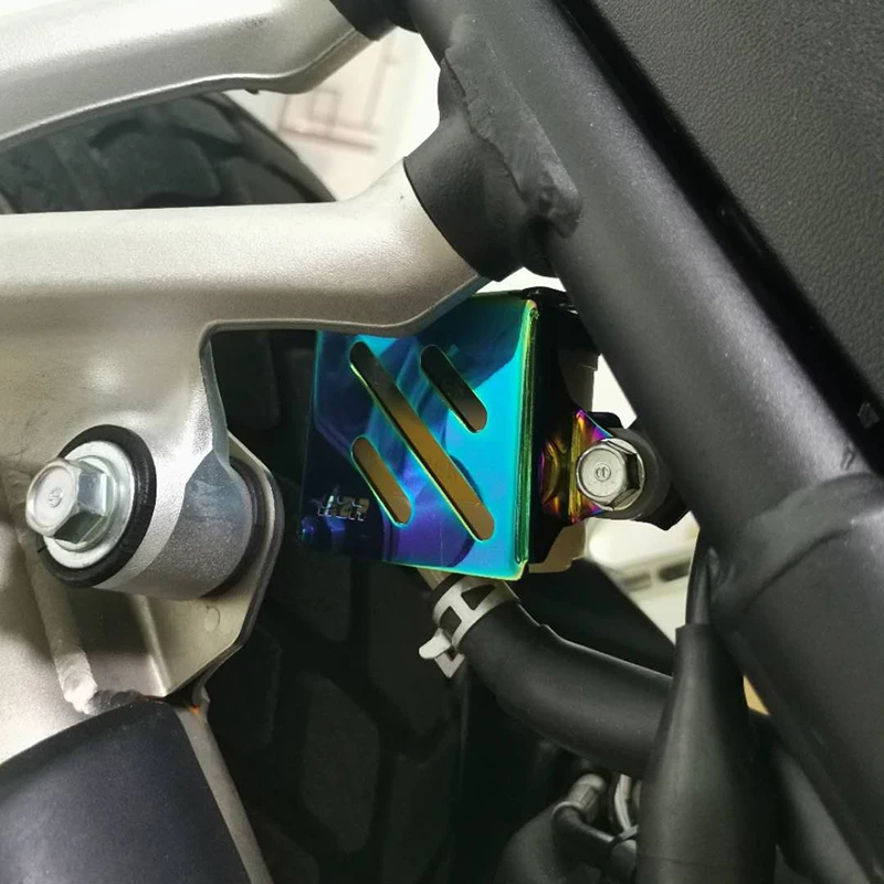 ل Zontes G1-125 G2 ZT125 U 125 U1 U2 Z2 U125 155 U U155 اكسسوارات الخلفية سائل الفرامل خزان غطاء حماية خزان النفط حامي