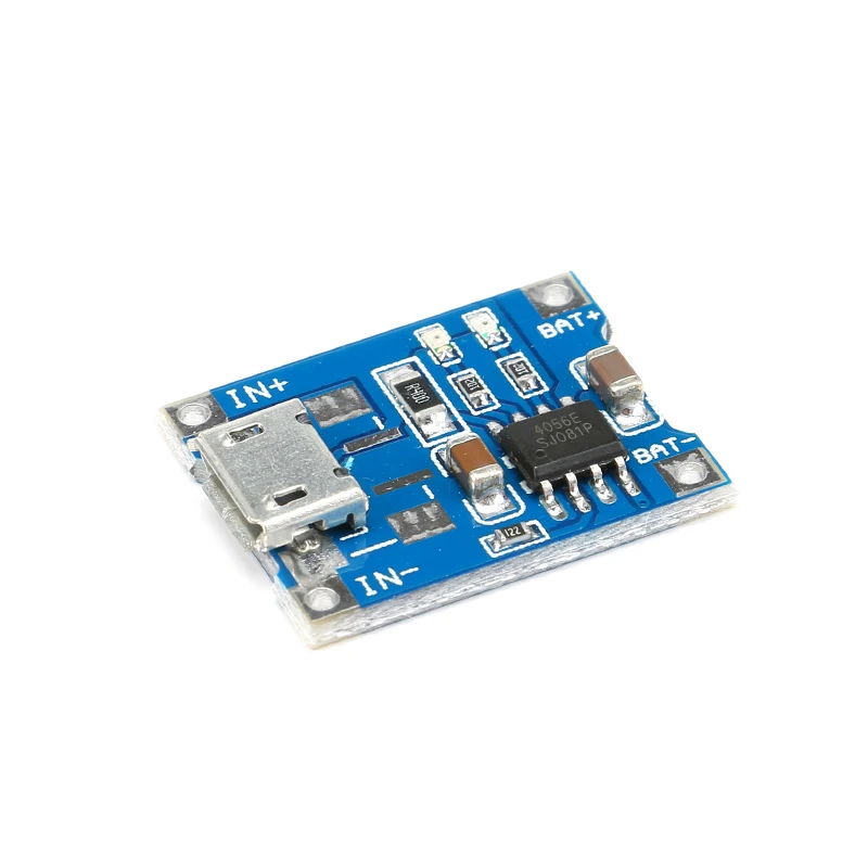 20pcs TP4056 1A 5V Lithium Battery Charging Board Module Micro USB/Type-c Interface Charging Protection 2-in-1
