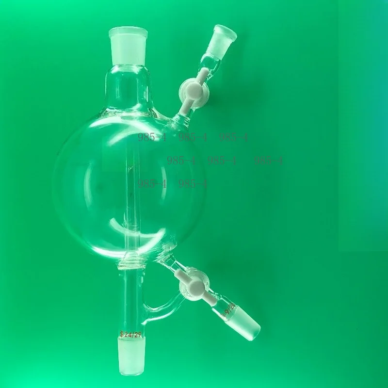 Double PTFE Piston Joint Door Glass Solvent Distillation Head 100/250/500/1000ml Solvent Treatment Device