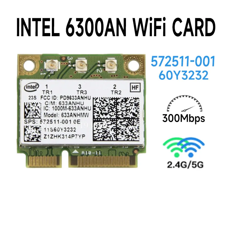Final-N 6300 633 622ANHMW 6300AGN para L512 T410 X201 T510 T410 T410S W510 W700 60Y3232 SPS 572511-001 2.4GHz 5GHz wifi CARD