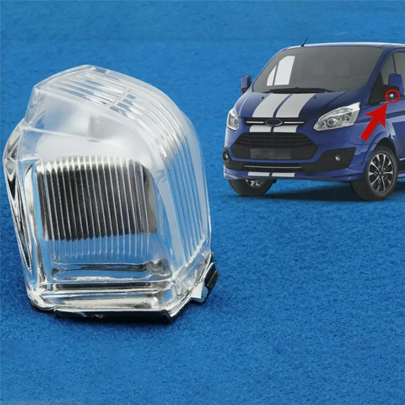 

Car Rearview Mirror Turn Signal Light Cover BK21-13B382-AB BK21-13B381-AB For Ford Transit Custom 2013-2019 Tourneo-ABQF