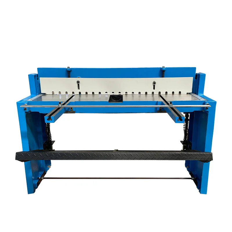 Pedal shearing machine front and rear stopper high carbon chromium steel is not easy to deform, easy to operate steel structure