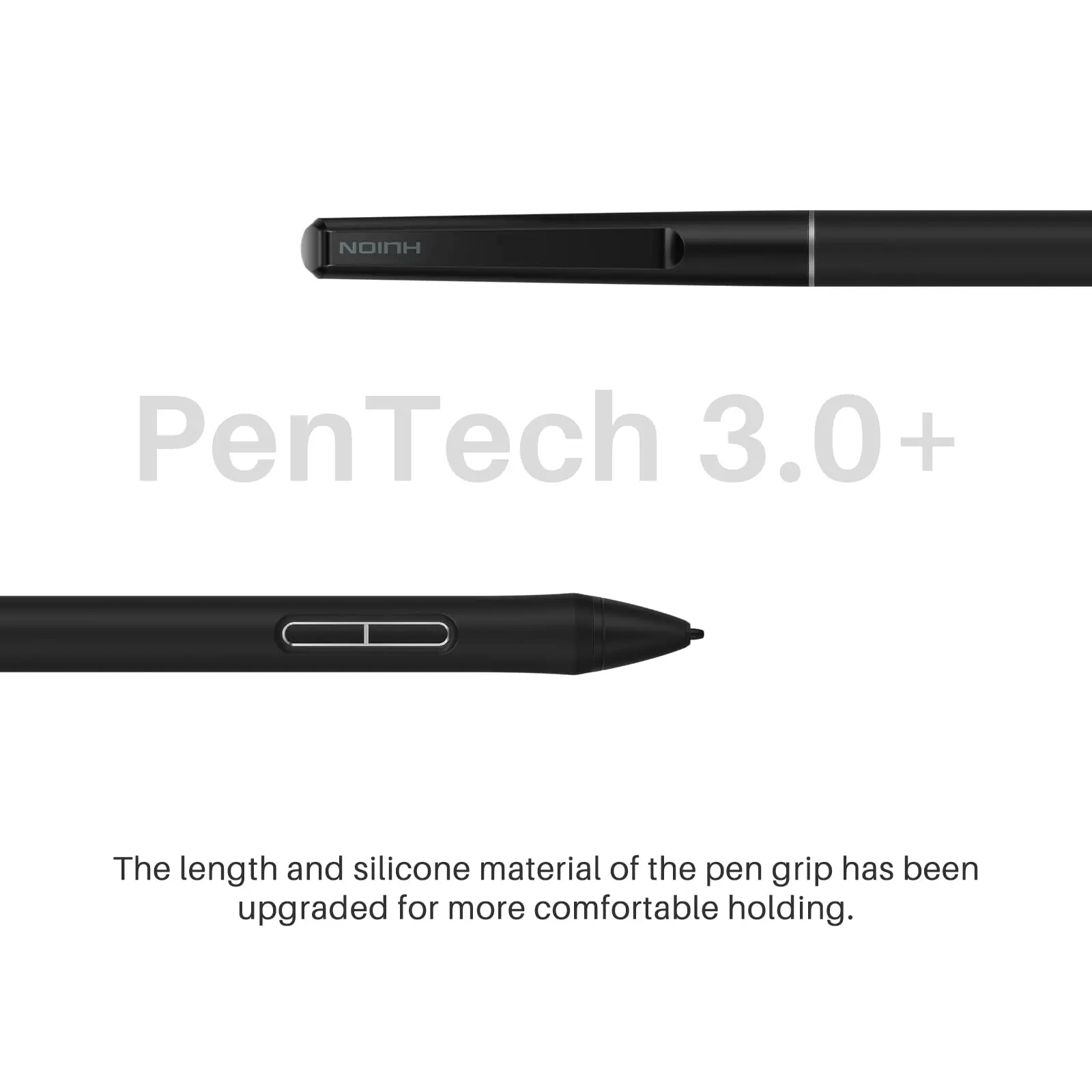 HUION Slim Pen PW550S 9.5mm Diameter for Huion Inspiroy 2/Giano/Keydial/Dial 2, Kamvas 22 Series, Kamvas 24 Series, Kamvas Pro 1