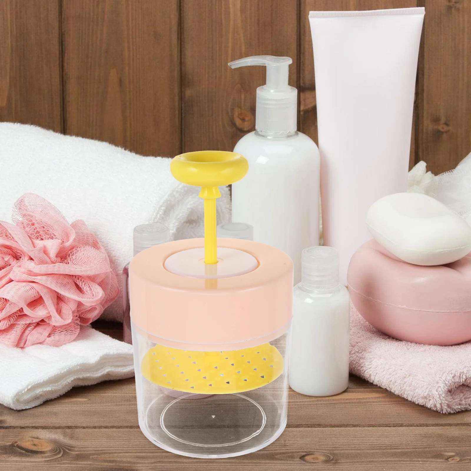 Schiuma per il viso, tazza, shampoo, lavaggio del corpo, pompa schiumogena per la pulizia del viso, strumento per la cura della pelle, dispositivo a bolle, doccia in plastica