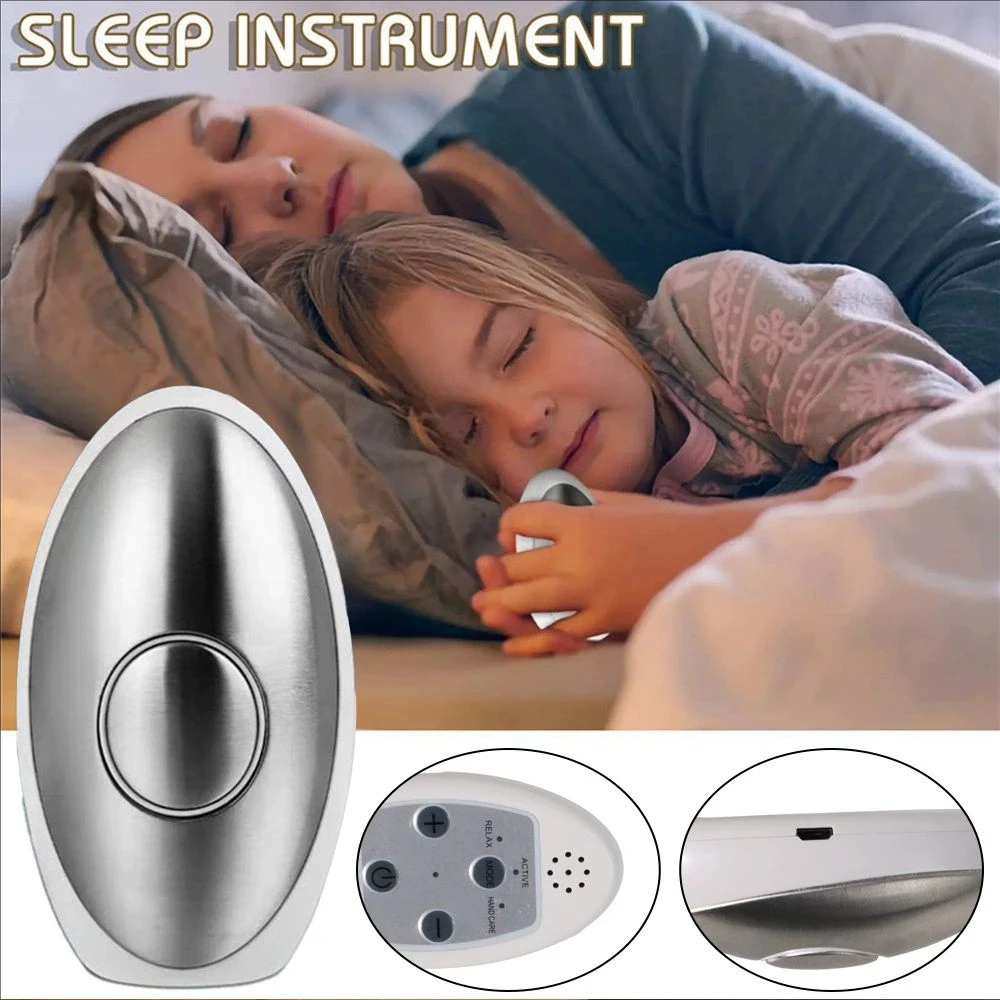 Sleep Aid Device Micro Current Improved Insomnia Artifact Focus Attention Lightweight Sleeping Device for Insomnia Brain Massage