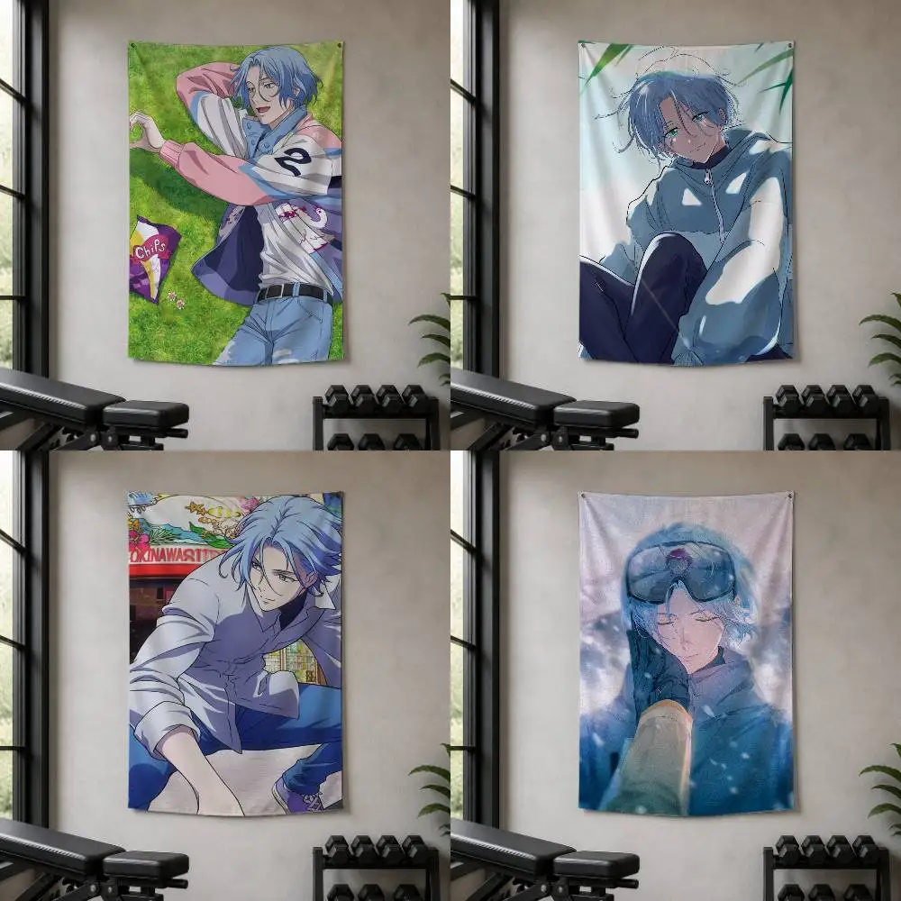 L-Langa Hasegawa Decorative Wall Flag Banner for Home Garden Garage Indoor Outdoor Decor