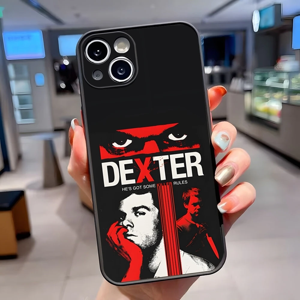 Dexter Morgan TV Phone Case For IPhone 15 Plus 14 Pro Max 13 11 12 Mini Xs X Xr 7 8 Plus Se Matte Translucent Back Cover