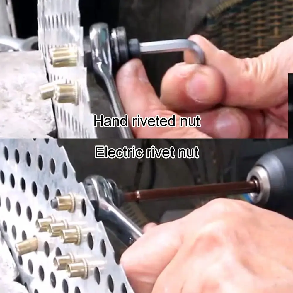1Pcs Mandrel Staple Hand Rivet Nut M3 M4 M5 M6 M8 M10 For Rivet Nut Torch Manual Riveter Tool Easy Installation