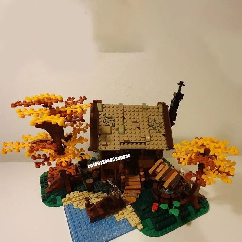 ใหม่ 1371 ชิ้น Moc21318 ยุโรปยุคกลางสตรีทวิวครอบครัวเคบินรุ่น DIY ความคิดสร้างสรรค์ของเล่นเด็กของขวัญวันเกิดปริศนาที่กำหนดเอง